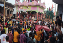 महावीरी झंडा जुलूस में विवाद